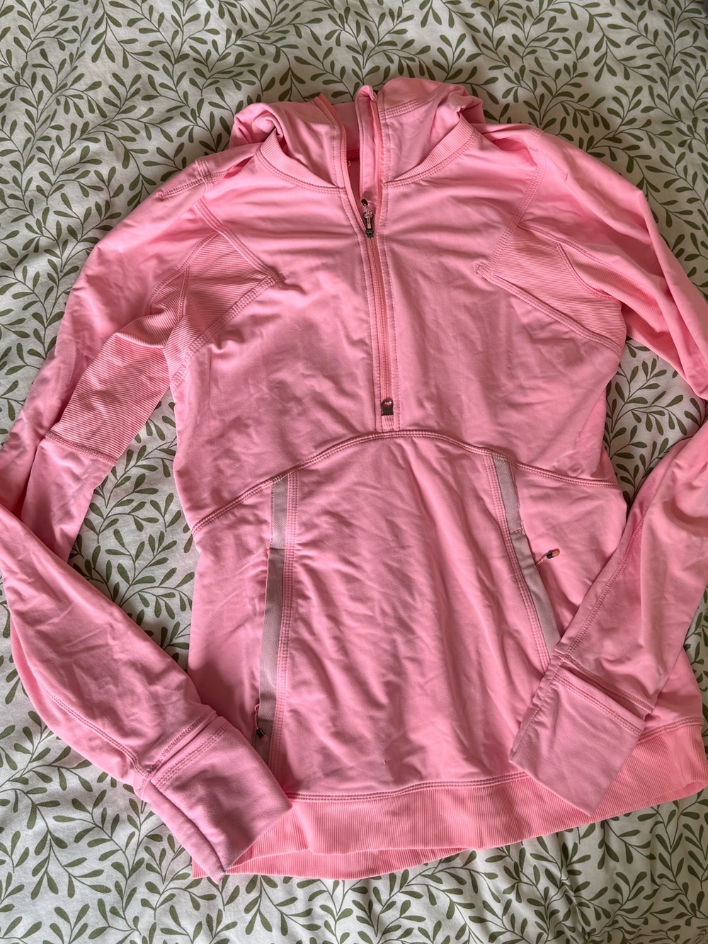 Lululemon Pink Quarter Zip Jacket